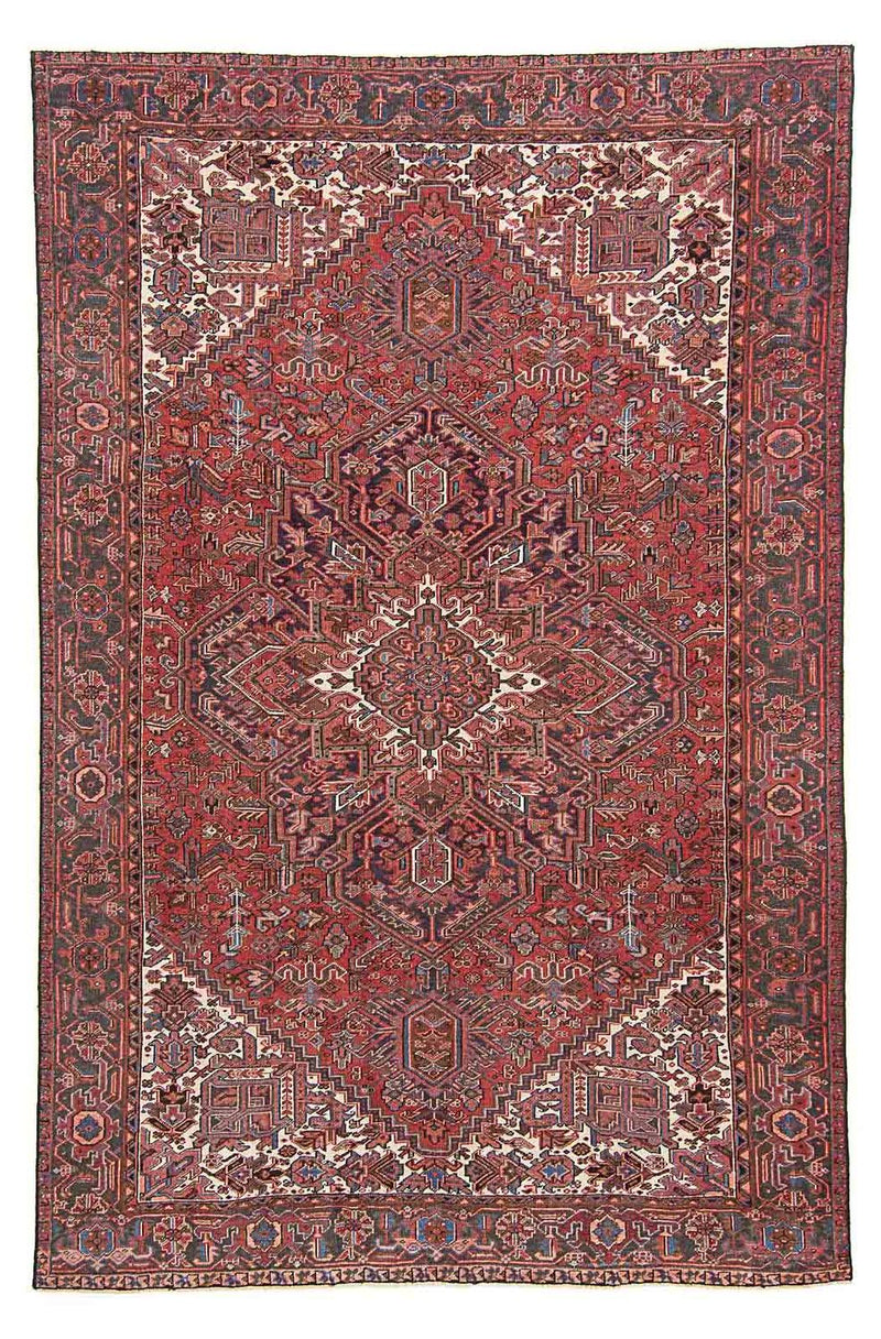 Tapis persan - Nomadic - 330 x 253 cm - rouge clair