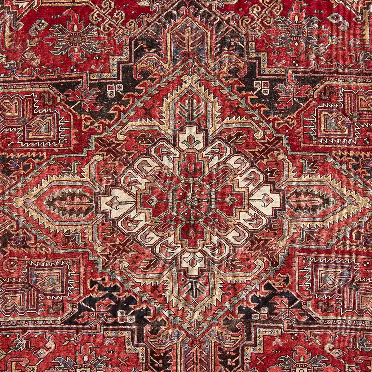 Tapis persan - Nomadic - 404 x 313 cm - rouge clair