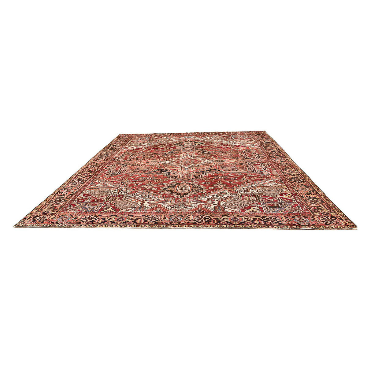 Tapis persan - Nomadic - 404 x 313 cm - rouge clair