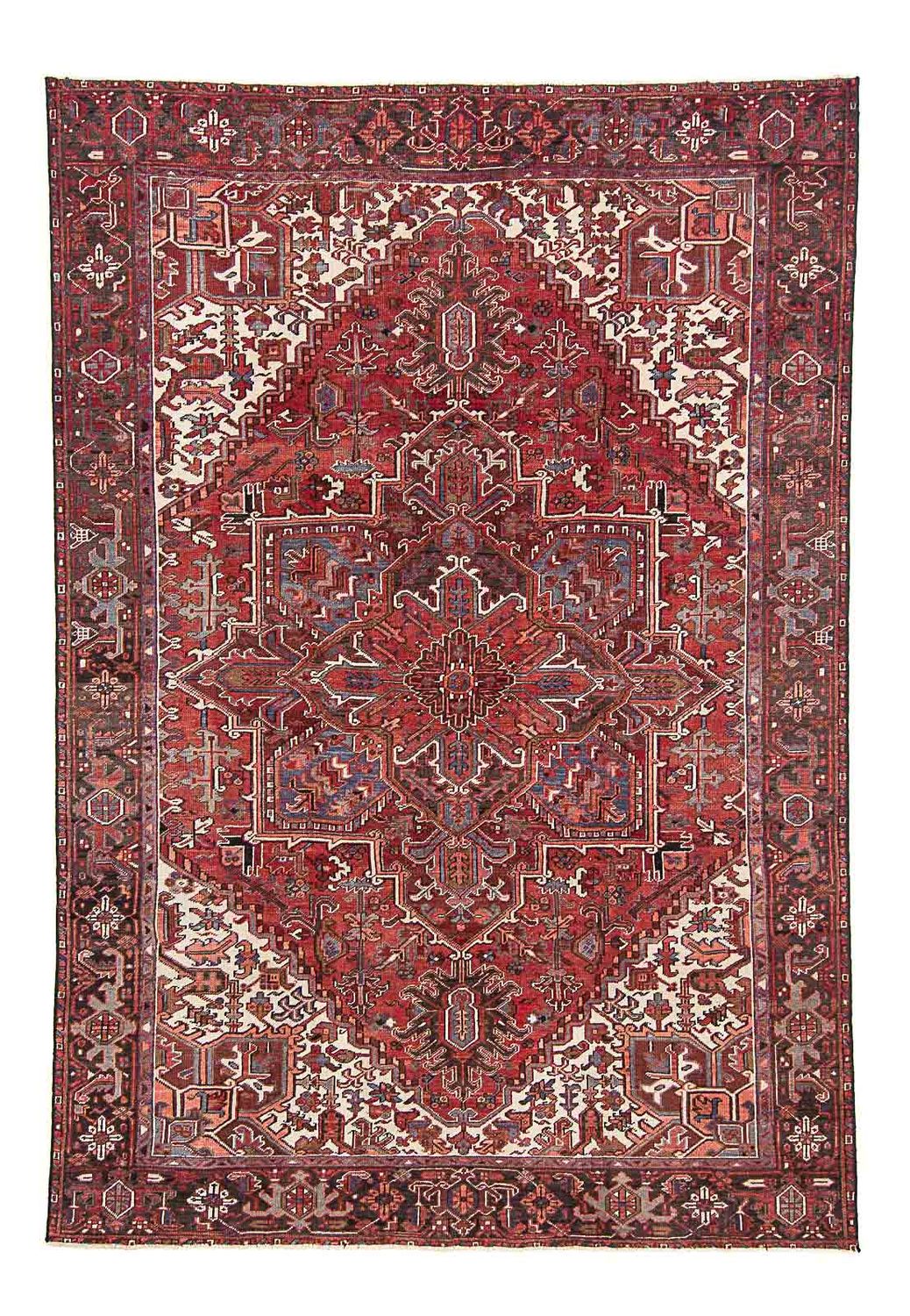 Tapis persan - Nomadic - 325 x 245 cm - rouge