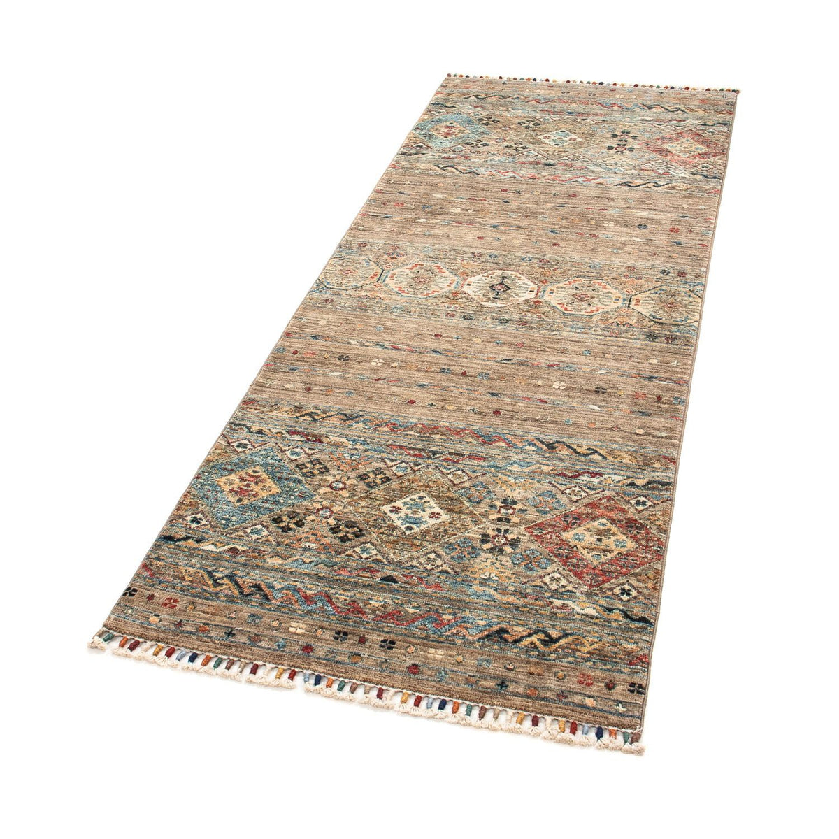 Tapis de couloir Tapis Ziegler - 196 x 72 cm - multicolore