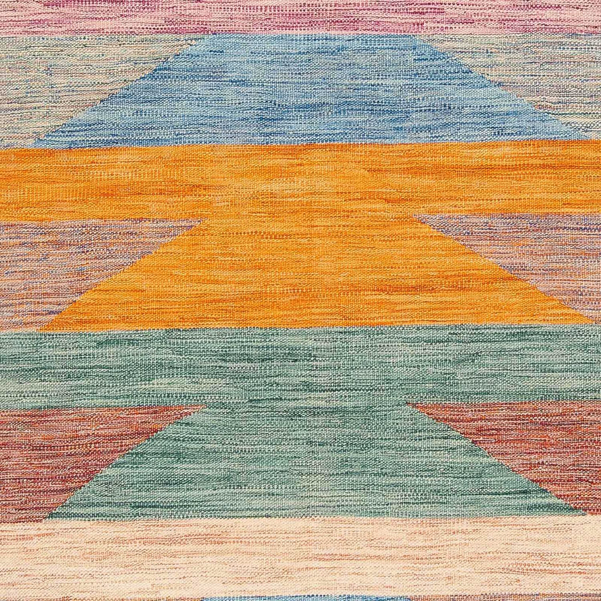 Tapis Kelim - Splash - 244 x 159 cm - multicolore