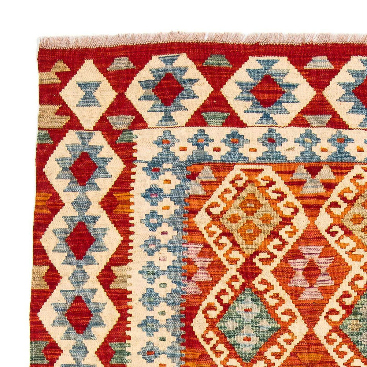 Tapis Kelim - Splash - 236 x 172 cm - multicolore