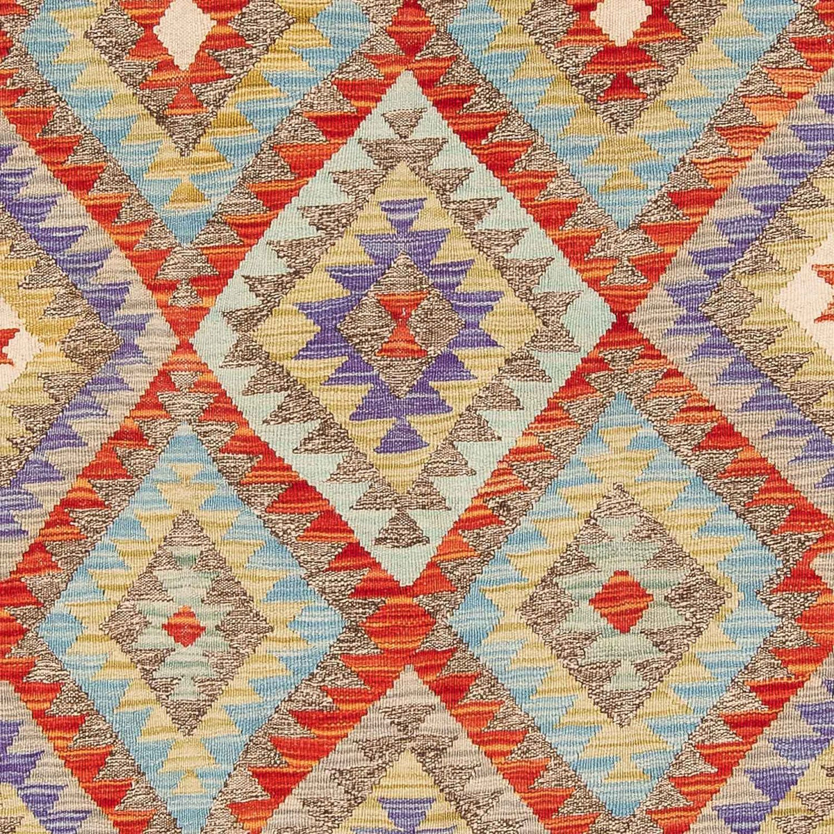 Tapis Kelim - Splash - 205 x 156 cm - multicolore