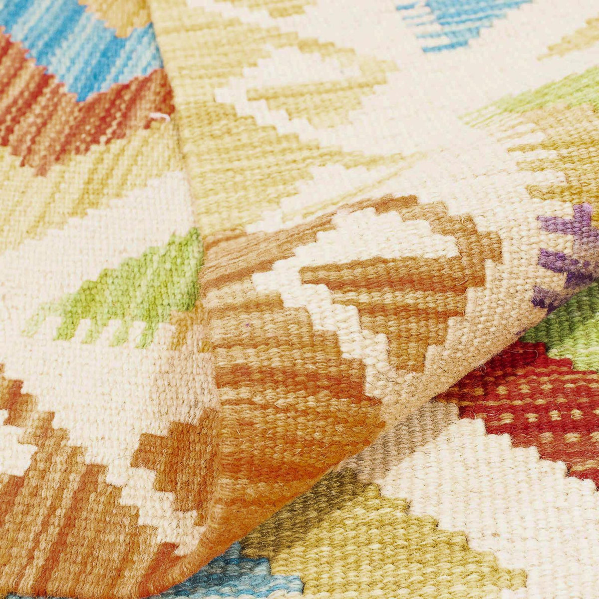 Tapis Kelim - Splash - 241 x 171 cm - multicolore