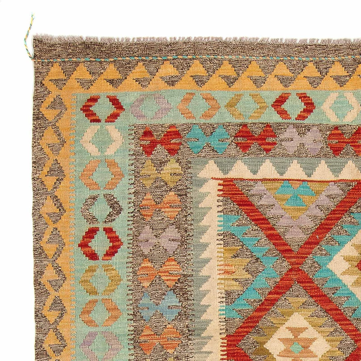 Tapis Kelim - Splash - 239 x 174 cm - multicolore