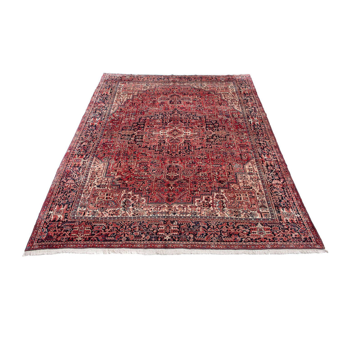 Tapis persan - Nomadic - 388 x 298 cm - rouge foncé