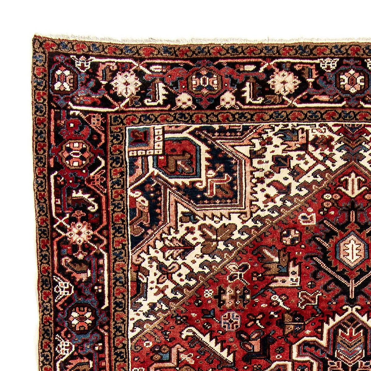 Tapis persan - Nomadic - 323 x 231 cm - rouge foncé
