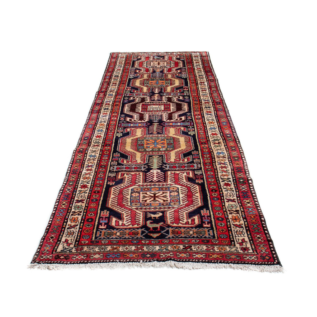 Tapis de couloir Tapis persan - Nomadic - 320 x 102 cm - multicolore