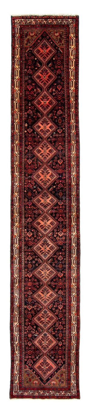 Tapis de couloir Tapis persan - Nomadic - 530 x 103 cm - rouge foncé