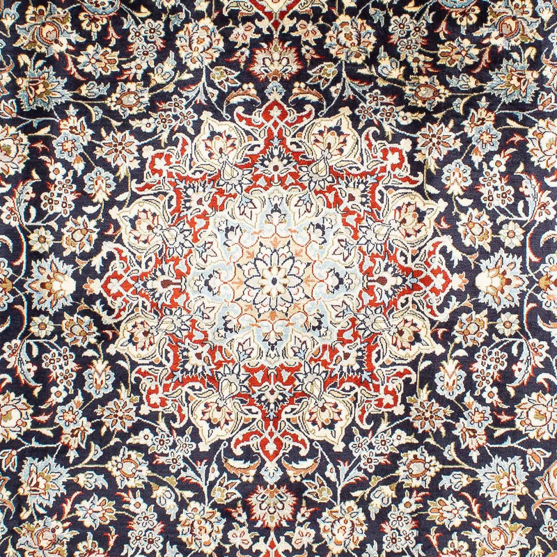 Tapis persan - Keshan - 293 x 208 cm - bleu foncé