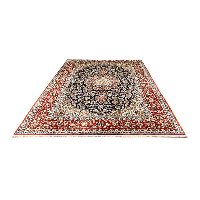 Tapis persan - Keshan - 293 x 208 cm - bleu foncé