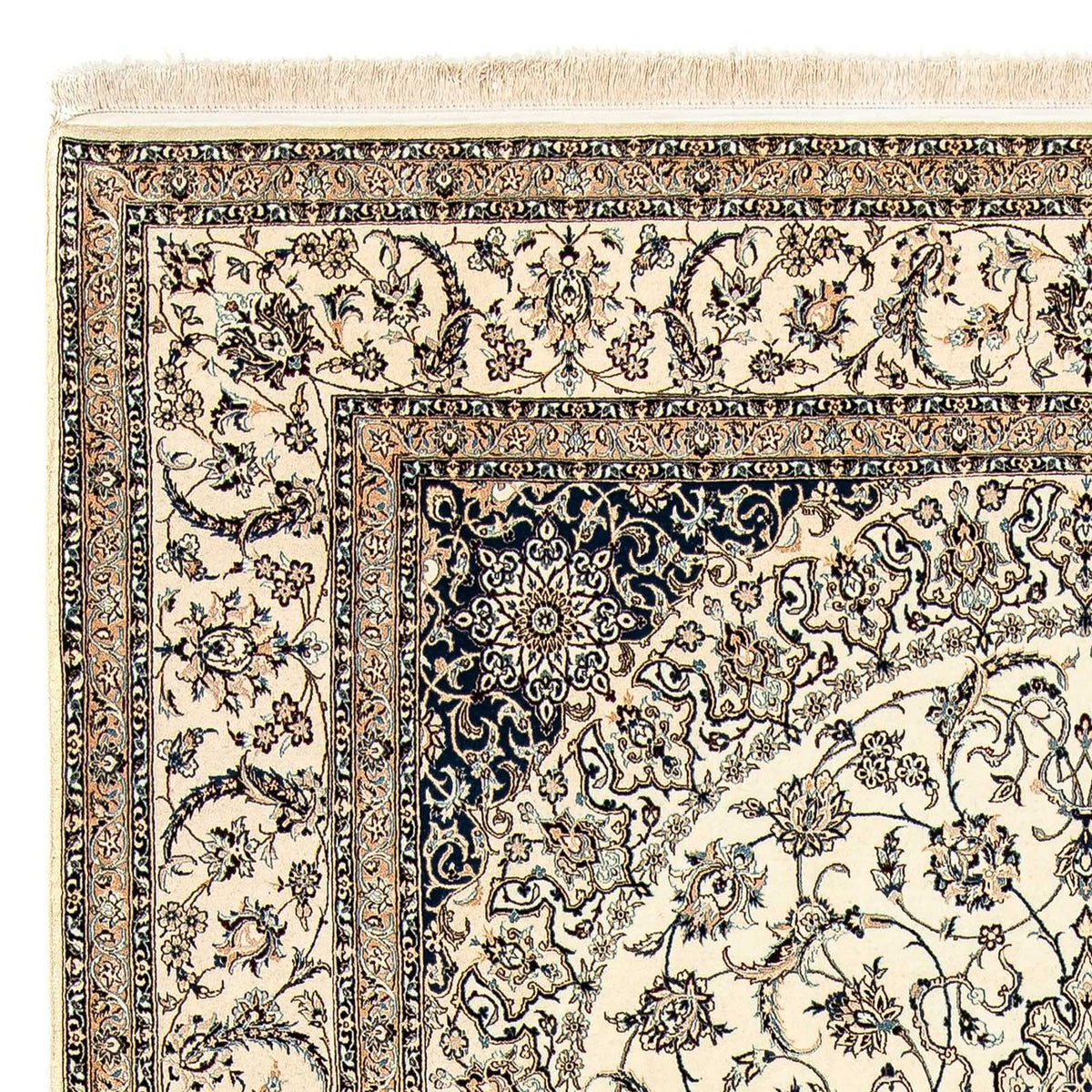 Tapis persan - Nain - Premium - 306 x 203 cm - beige
