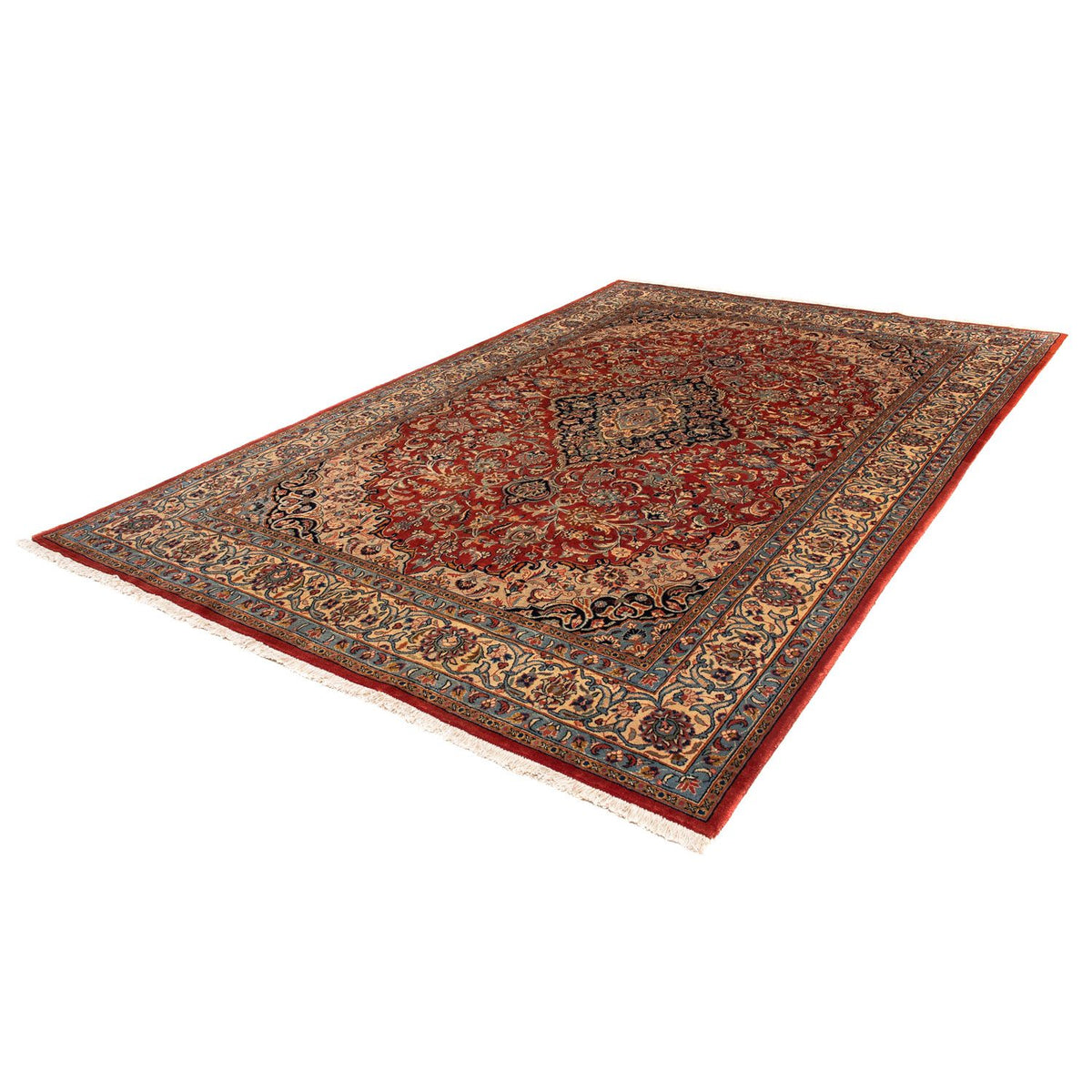 Tapis persan - Classique - 295 x 200 cm - rouge foncé