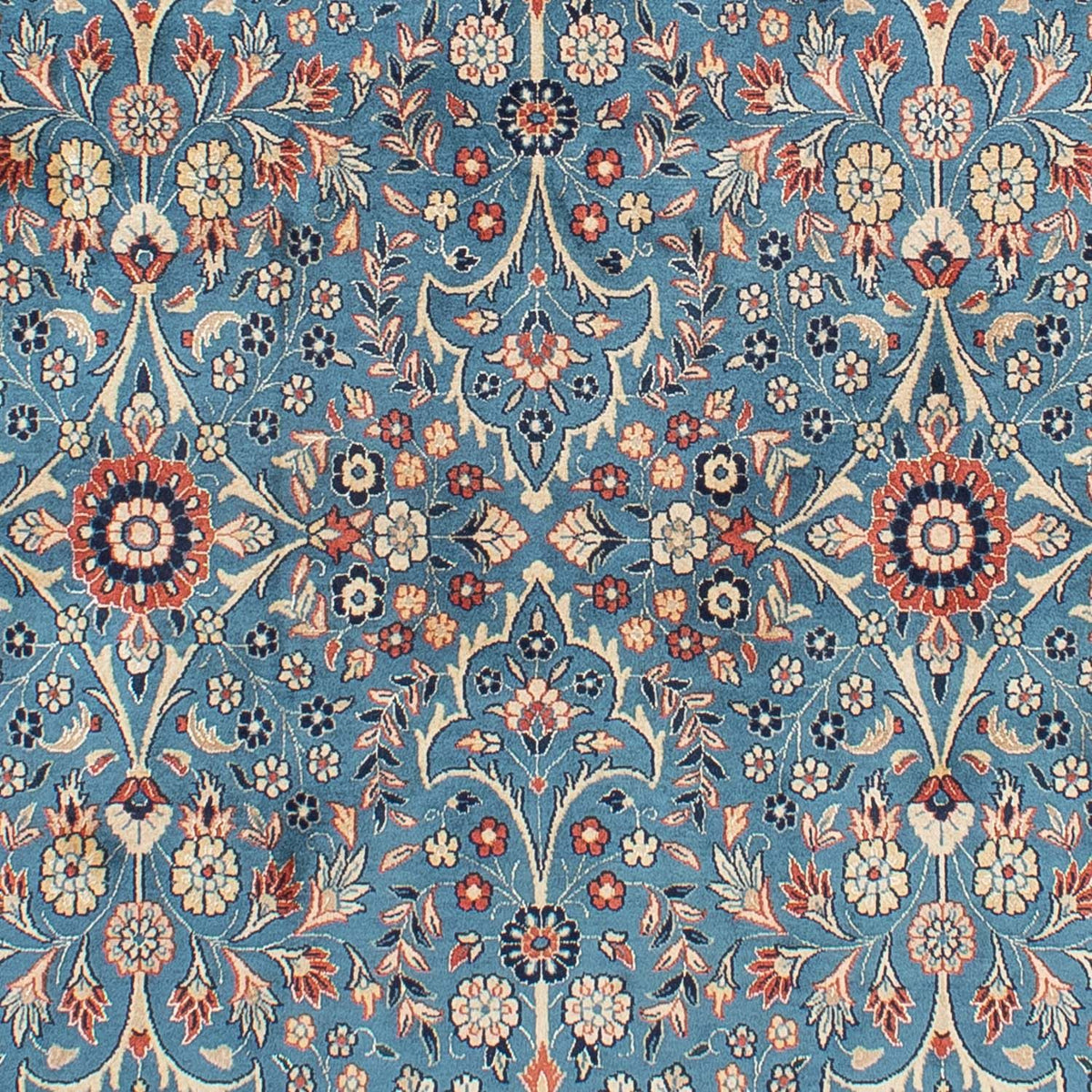 Tapis persan - Nomadic - 307 x 219 cm - bleu de mer