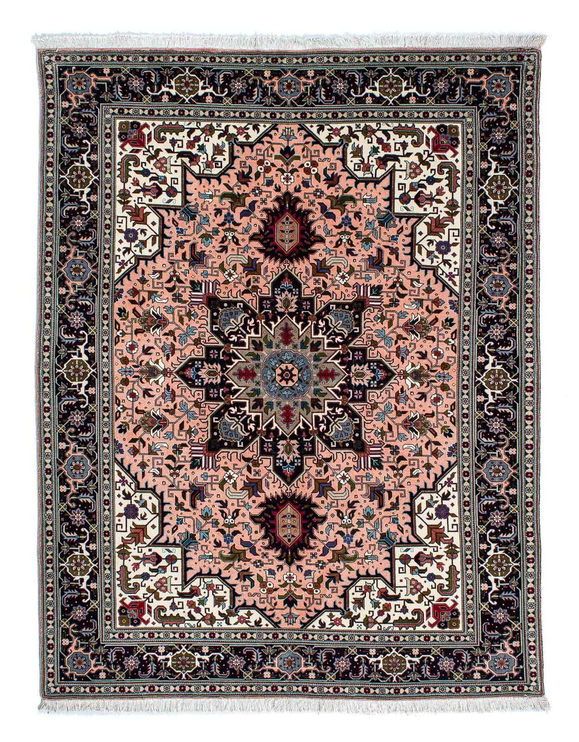 Tapis persan - Tabriz - Premium - 202 x 147 cm - rouge clair