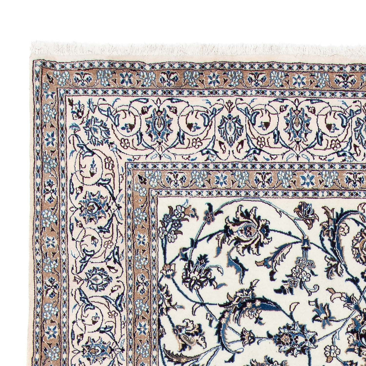 Tapis persan - Nain - Royal - 292 x 206 cm - beige