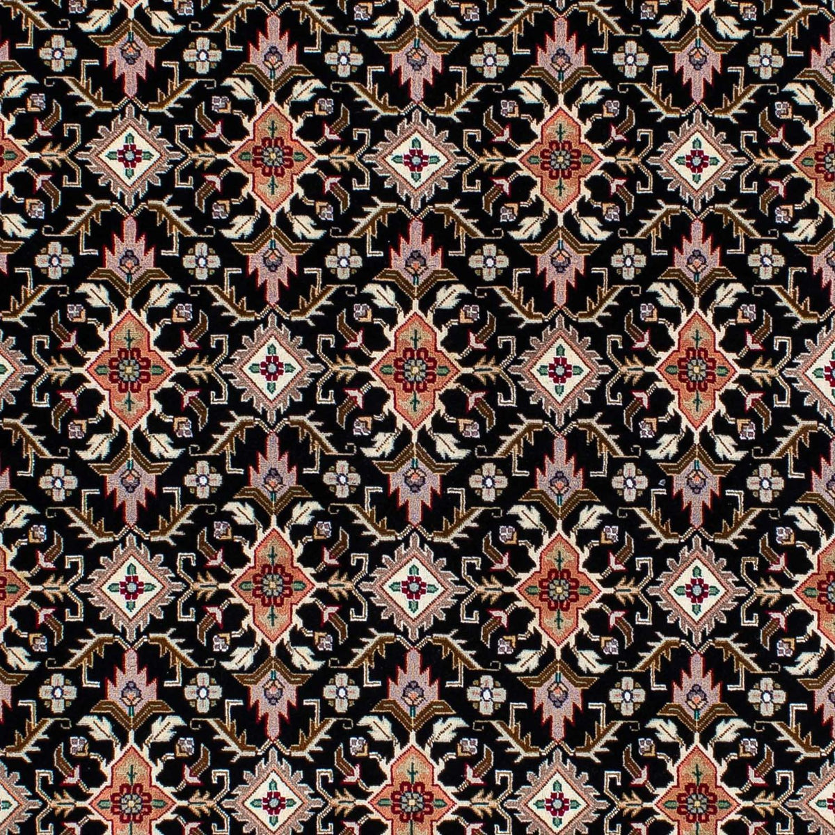 Tapis persan - Tabriz - Premium - 205 x 154 cm - bleu foncé