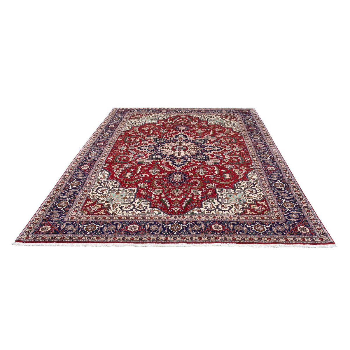 Tapis persan - Tabriz - Royal - 297 x 204 cm - rouge foncé