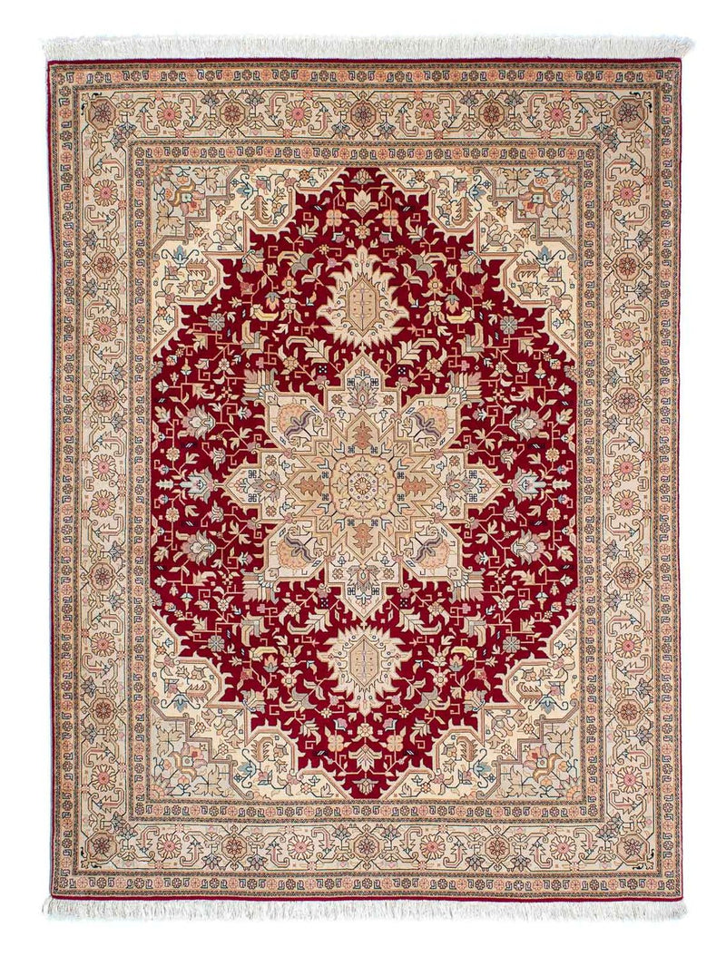 Tapis persan - Tabriz - Royal - 203 x 150 cm - rouge