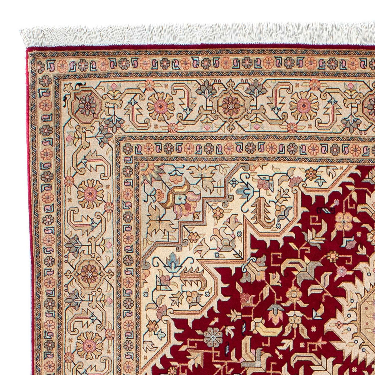 Tapis persan - Tabriz - Royal - 203 x 150 cm - rouge