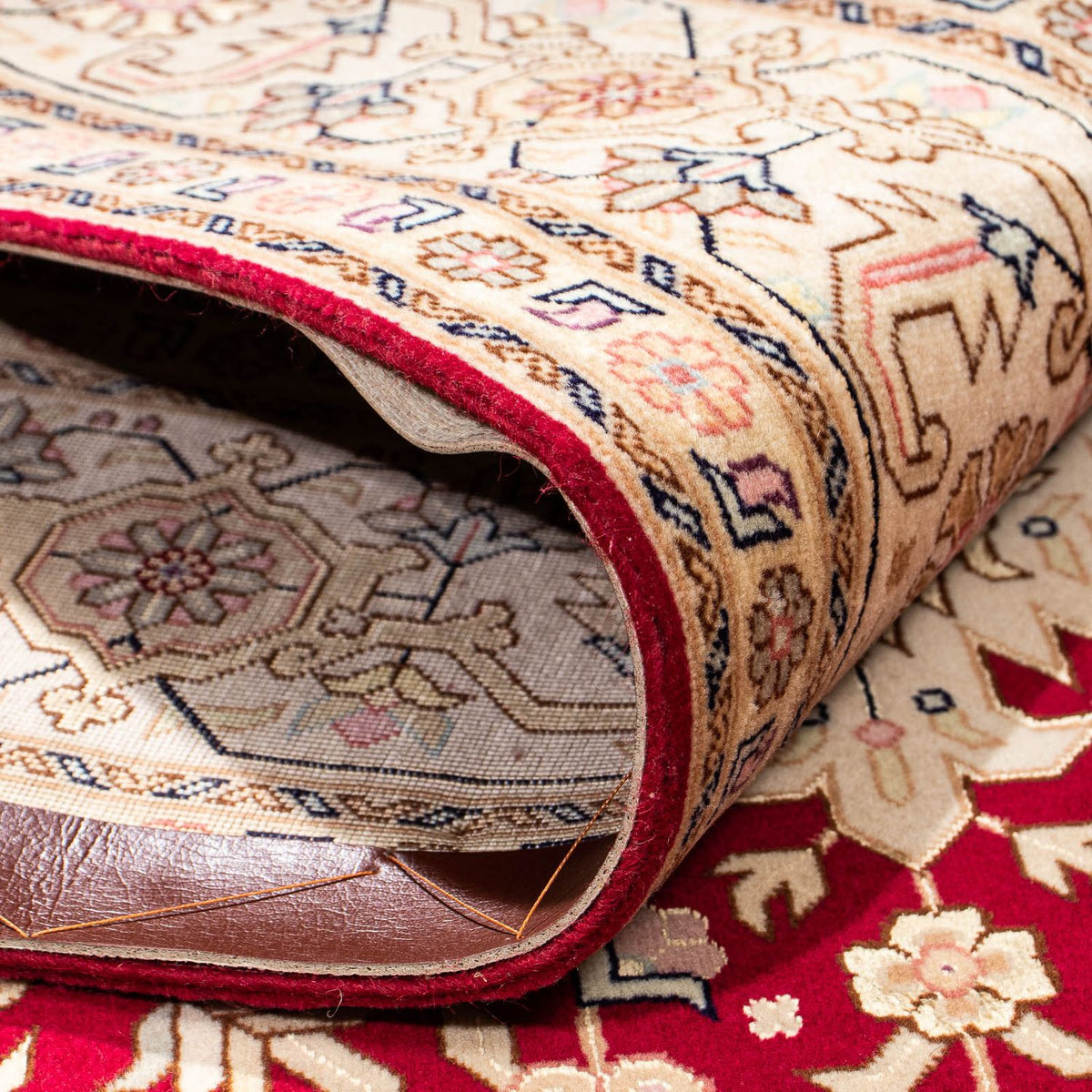 Tapis persan - Tabriz - Royal - 203 x 150 cm - rouge