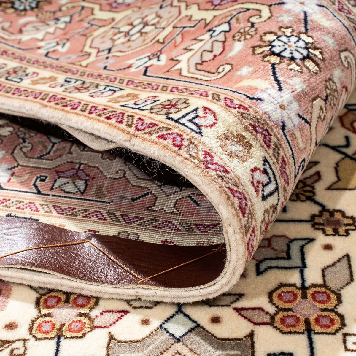 Tapis persan - Tabriz - Royal - 204 x 152 cm - beige