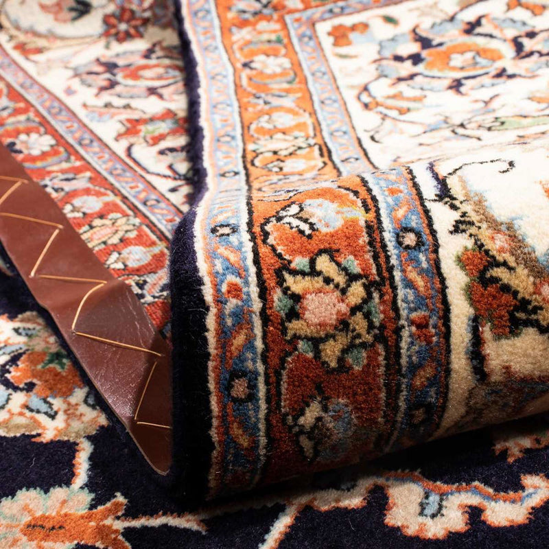 Tapis persan - Classique - 286 x 195 cm - bleu foncé