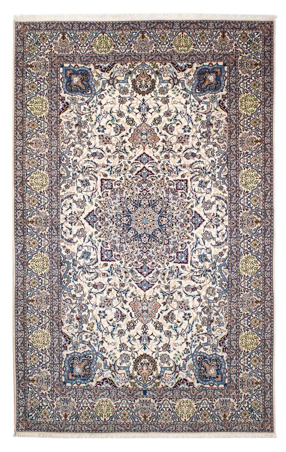 Tapis persan - Nain - Royal - 240 x 151 cm - beige