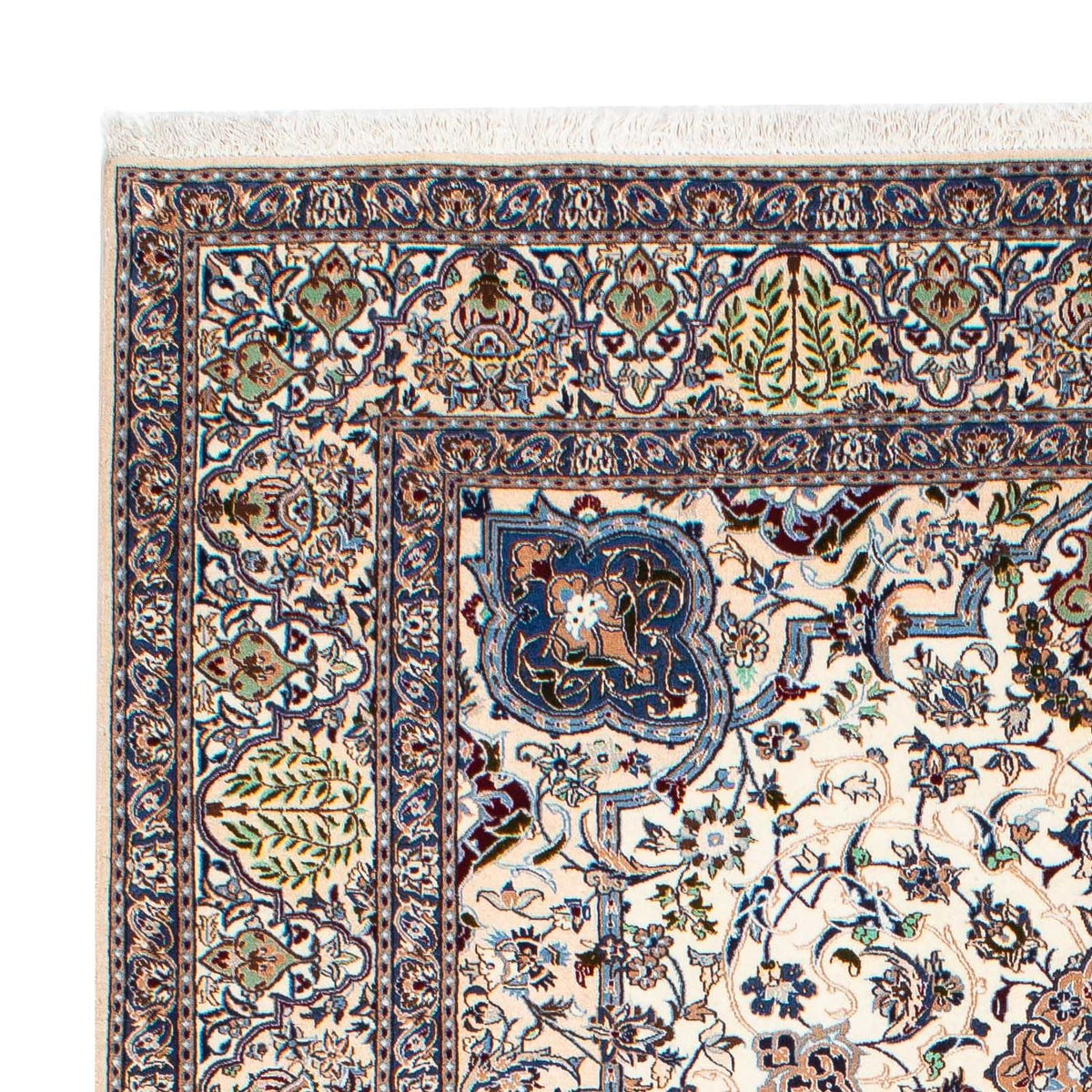 Tapis persan - Nain - Royal - 240 x 151 cm - beige