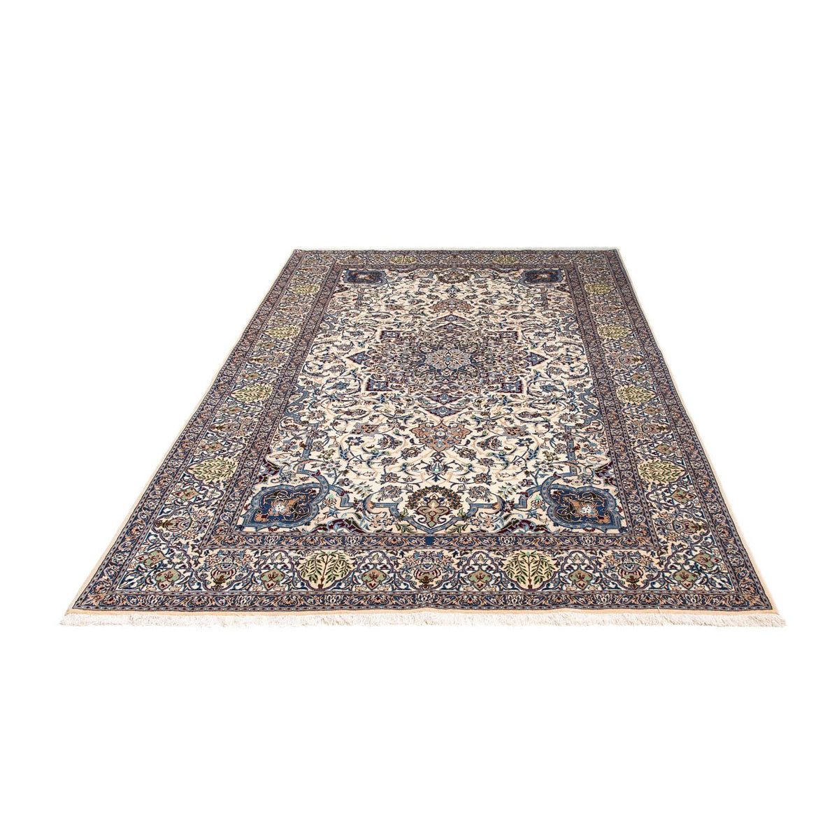 Tapis persan - Nain - Royal - 240 x 151 cm - beige
