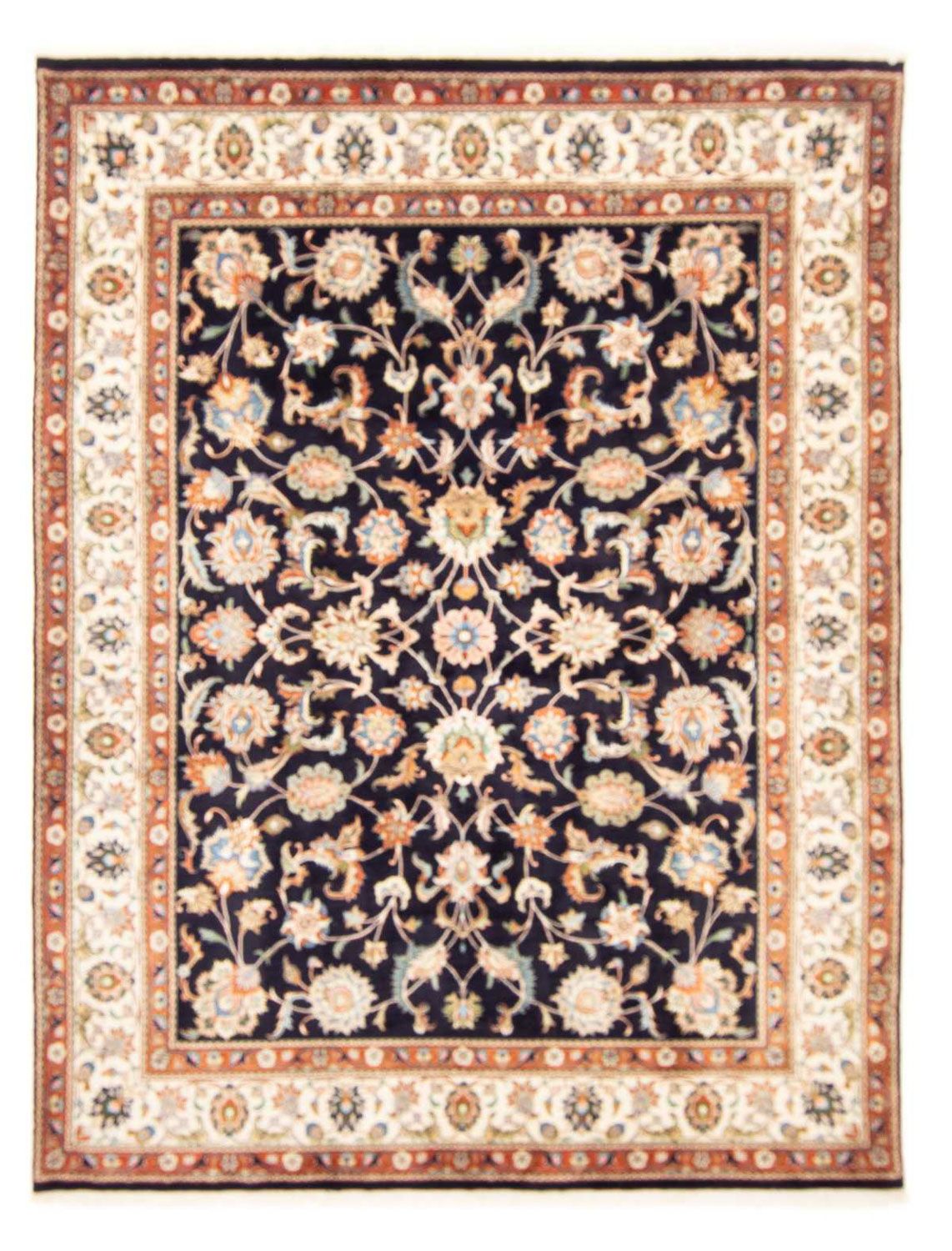 Tapis persan - Classique - 278 x 213 cm - bleu foncé