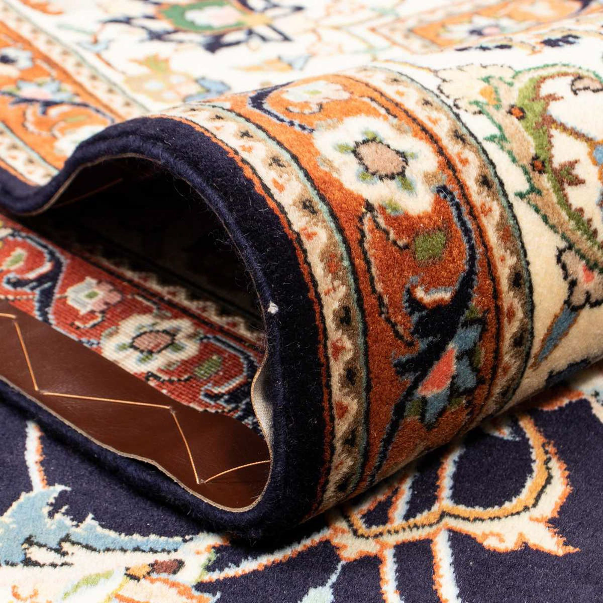 Tapis persan - Classique - 278 x 213 cm - bleu foncé