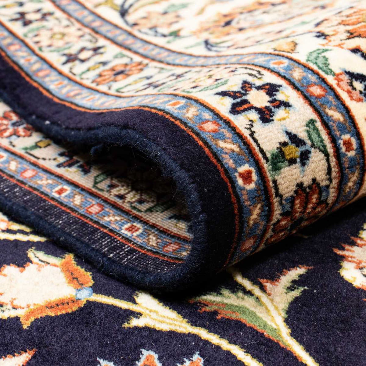 Tapis persan - Classique - 276 x 217 cm - bleu foncé