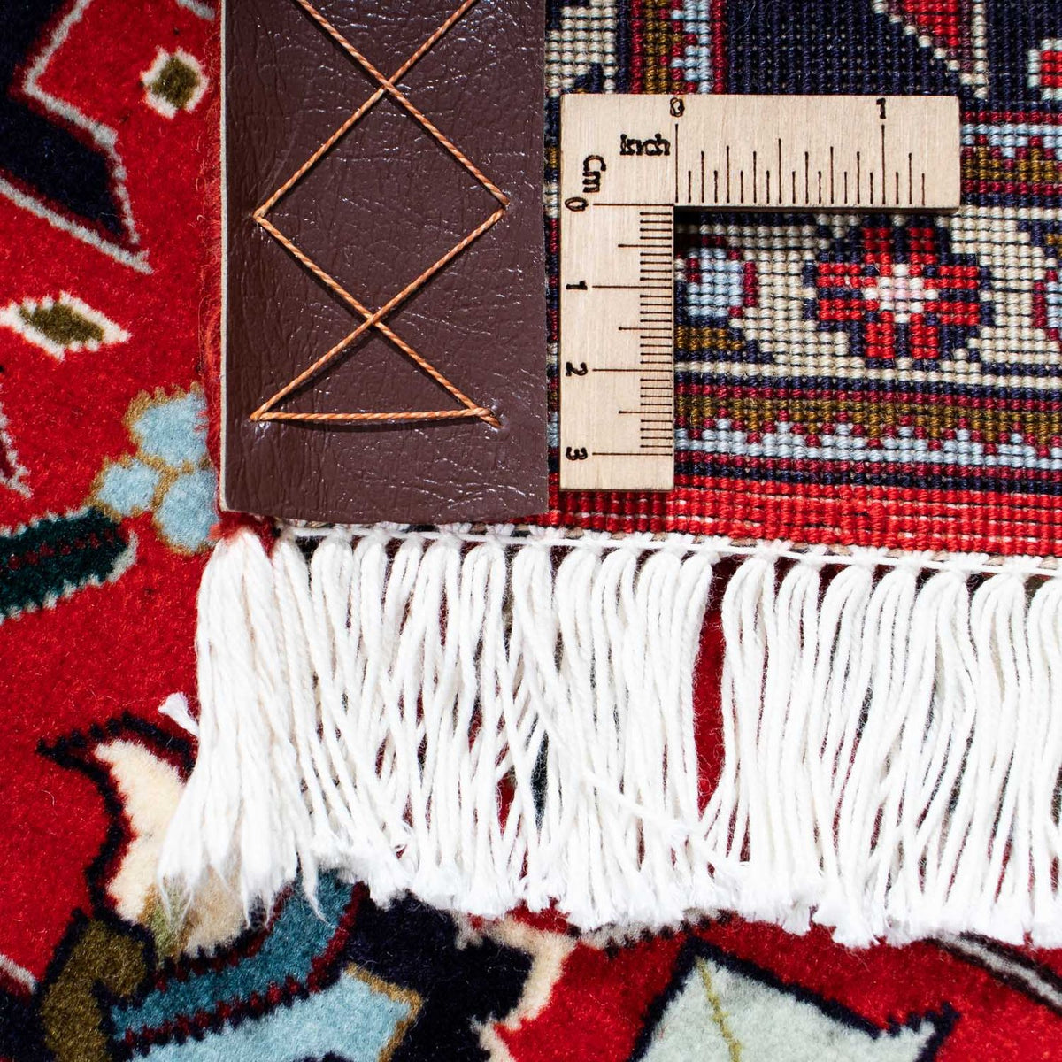 Tapis persan - Tabriz - Royal - 212 x 154 cm - rouge foncé