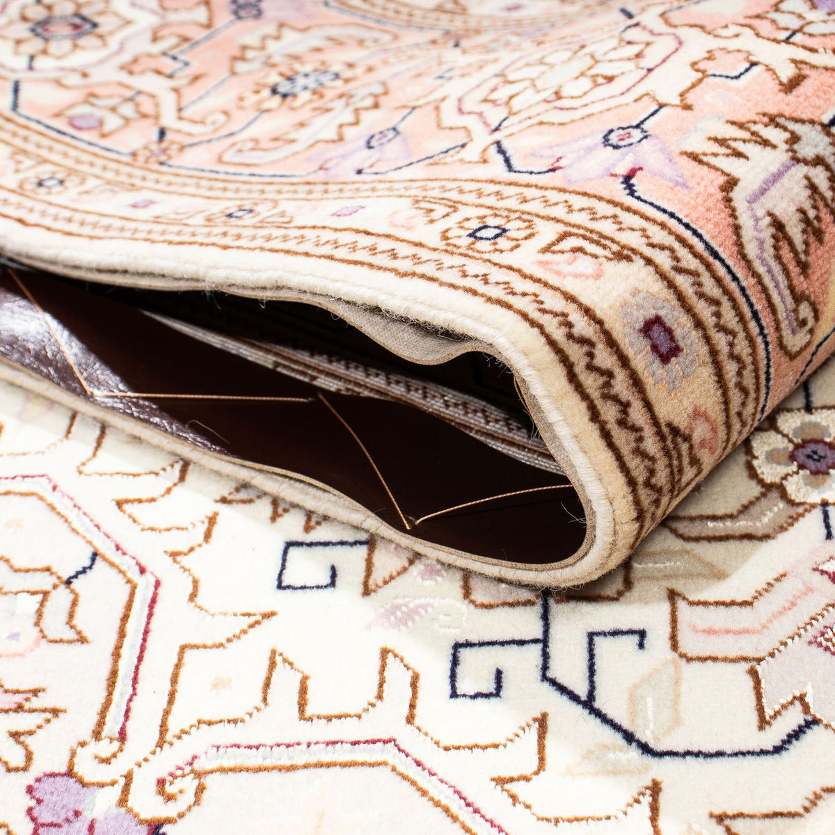 Tapis persan - Tabriz - Royal - 212 x 151 cm - beige