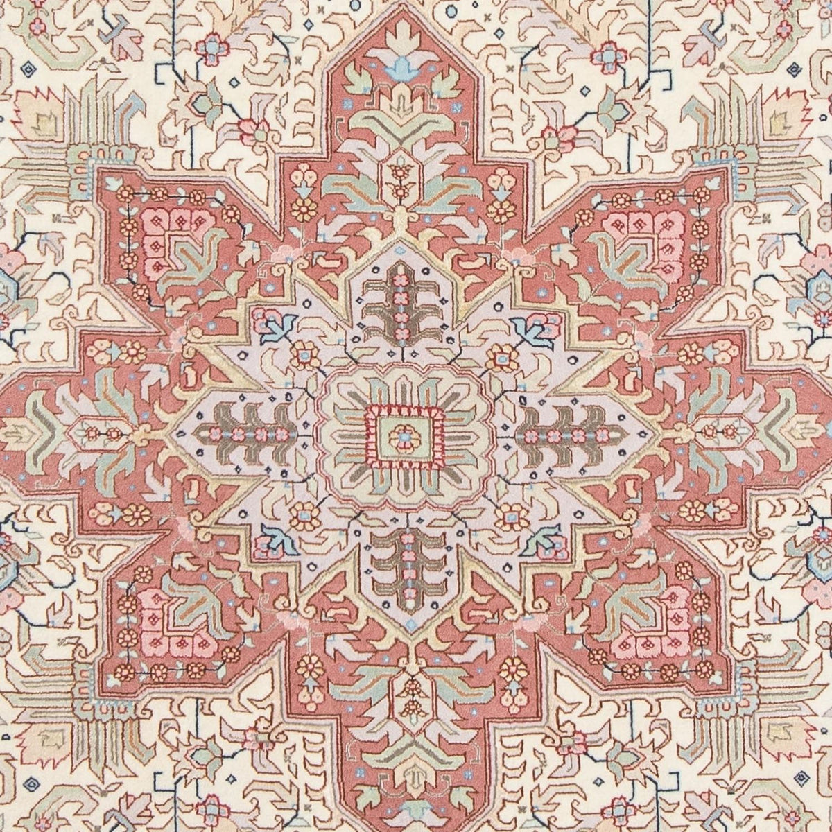 Tapis persan - Tabriz - Royal - 303 x 207 cm - beige
