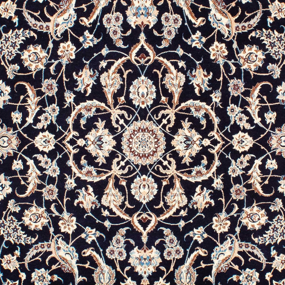 Tapis persan - Nain - Premium - 267 x 173 cm - bleu foncé