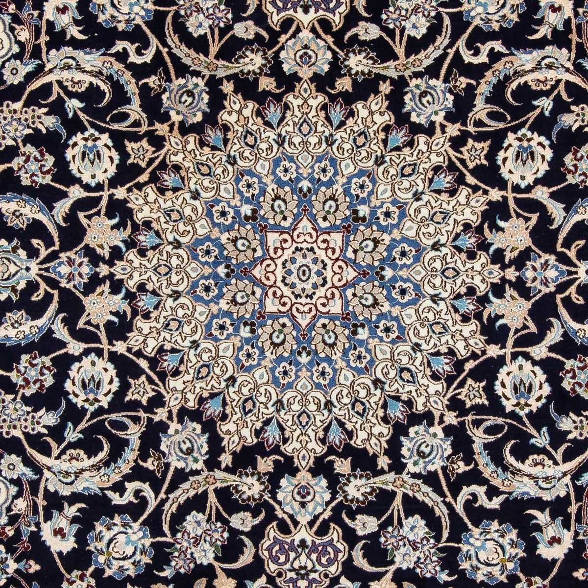 Tapis persan - Nain - Royal - 290 x 204 cm - noir