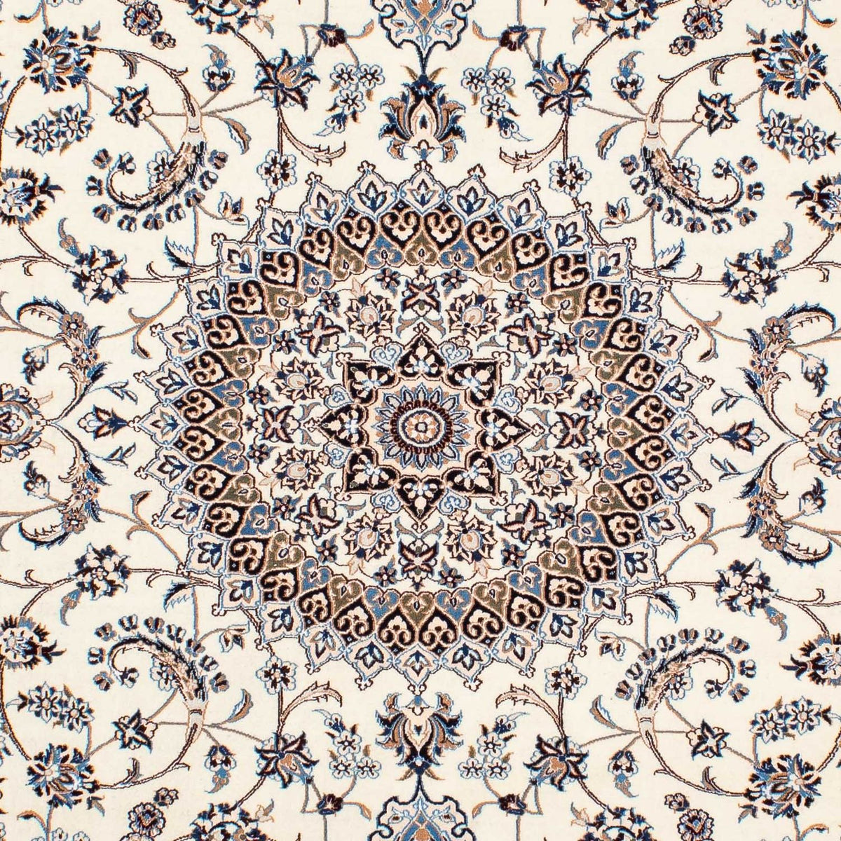 Tapis persan - Nain - Premium - 243 x 160 cm - beige