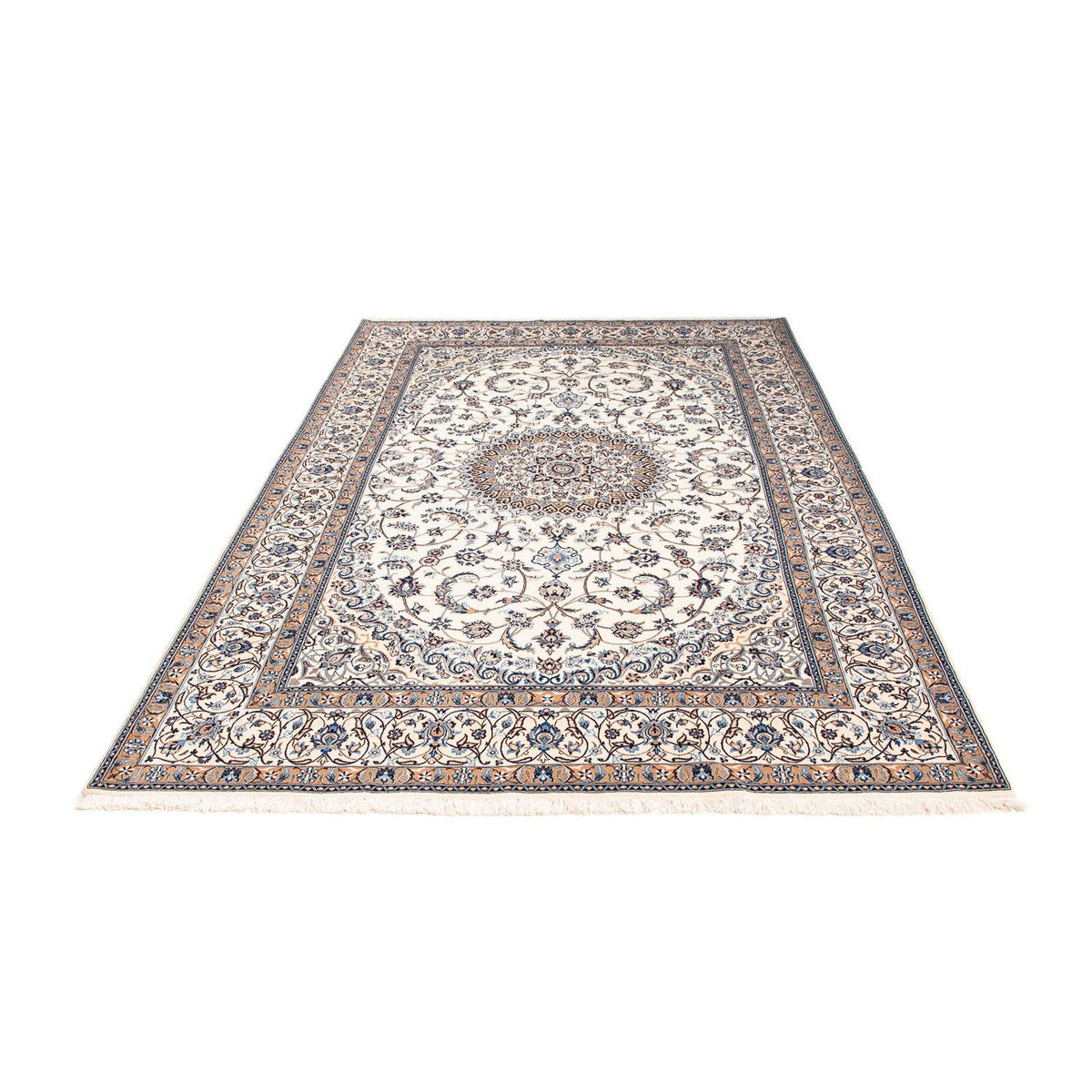 Tapis persan - Nain - Premium - 243 x 160 cm - beige