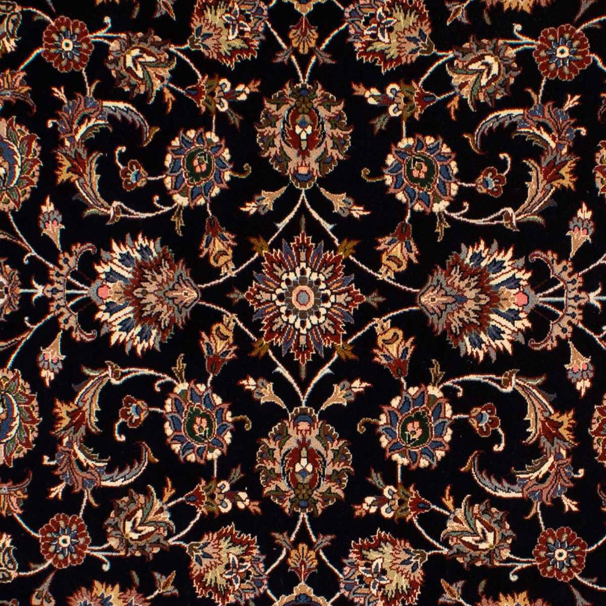 Tapis persan - Classique - 297 x 203 cm - bleu foncé