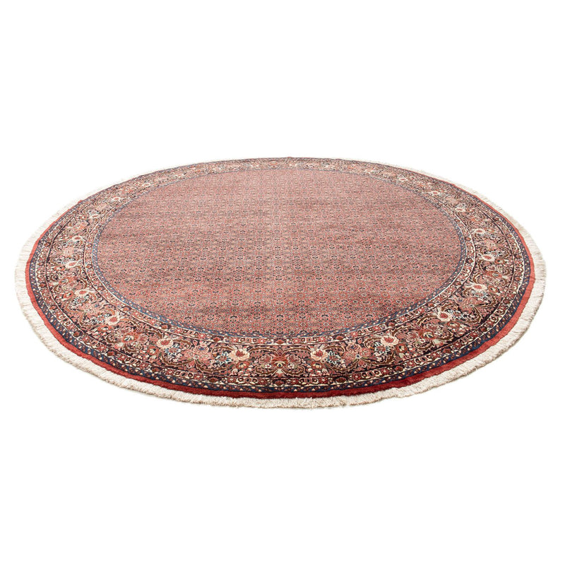Tapis persan - Bidjar ronde  - 300 x 300 cm - rouge clair