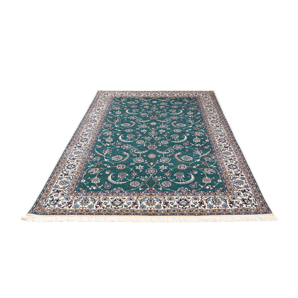 Tapis persan - Nain - Premium - 228 x 146 cm - bleu