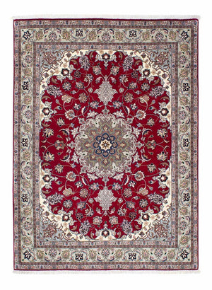 Tapis persan - Tabriz - Royal - 202 x 150 cm - rouge foncé