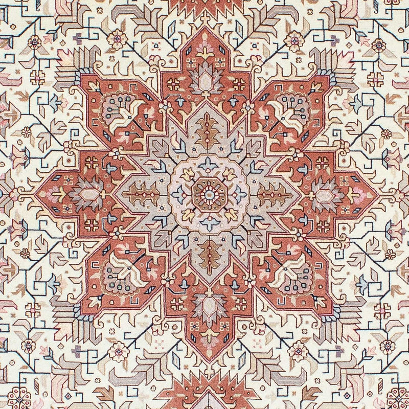 Tapis persan - Tabriz - Royal - 201 x 149 cm - beige