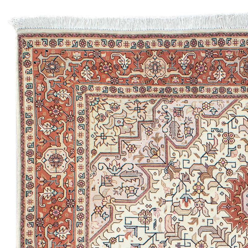 Tapis persan - Tabriz - Royal - 201 x 149 cm - beige