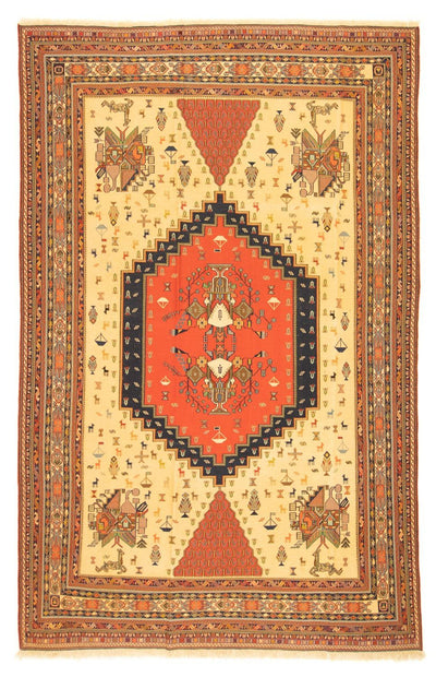 Afshar Sirjan Tapis 194x302cm - Tapis persan