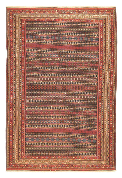 Afshar Sirjan Tapis 192x291cm - Tapis persan