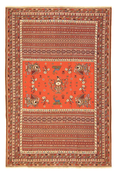Afshar Sirjan Tapis 192x286cm - Tapis persan